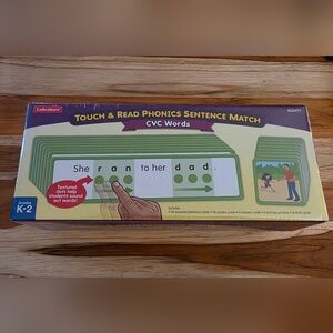 Touch & Read Phonics Sentence Match - CVC Words
